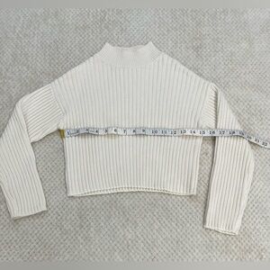 Zara Kids Pullover Sweater In Ivory Girls Size 9/10